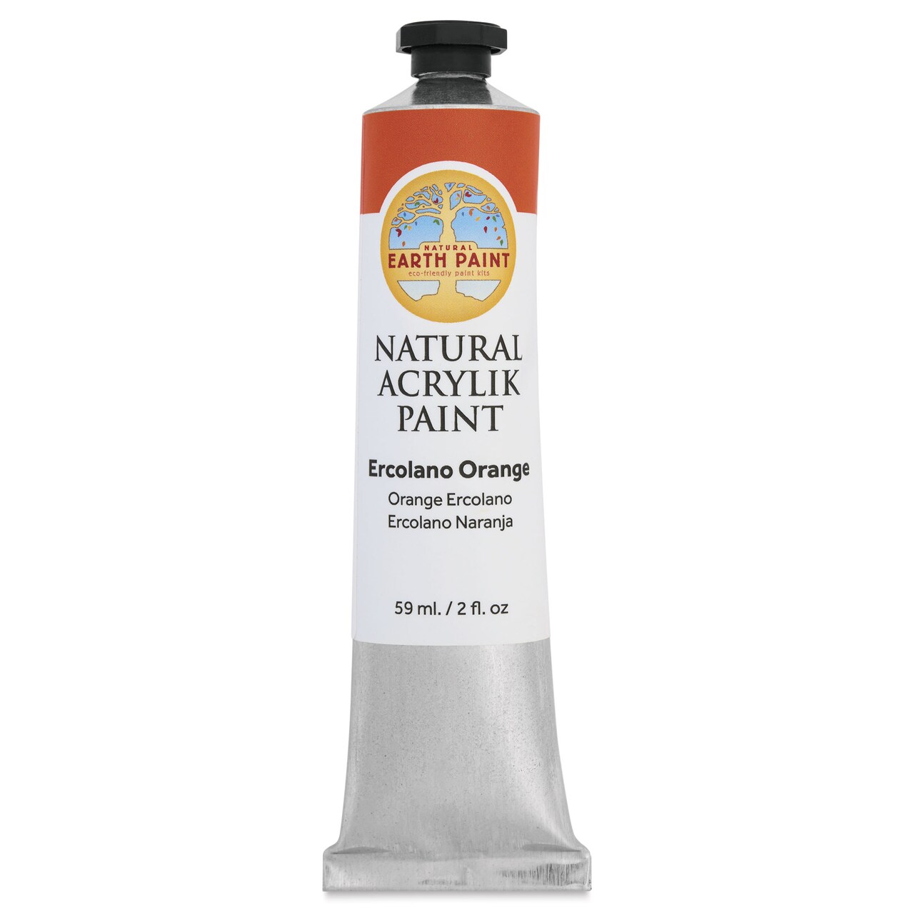 Natural Earth Paint Natural Acrylik Paint - Ercolano Orange, 59 ml